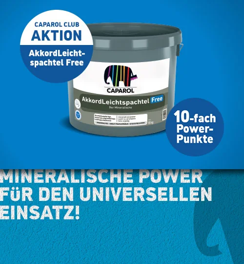 Jetzt 10-fach-Punkte abstauben – mit dem AkkordLeichtspachtel Free!