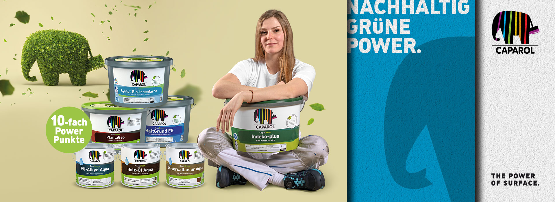 Nachhaltig grüne Power.