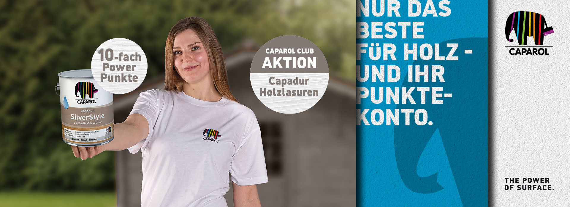 Nur das Beste für Holz - und Ihr PowerPunkte-Konto