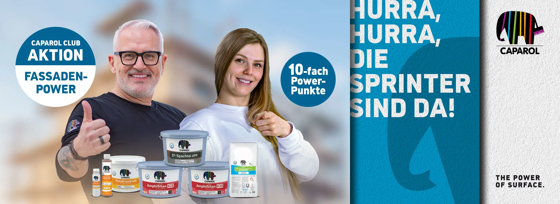 Hurra, hurra, die Sprinter sind da!